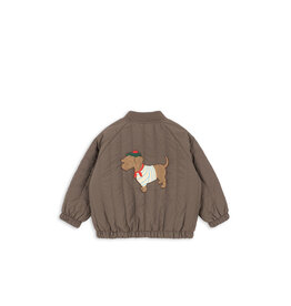 Konges Sløjd Juno Terry Bomber Jacket Walnut