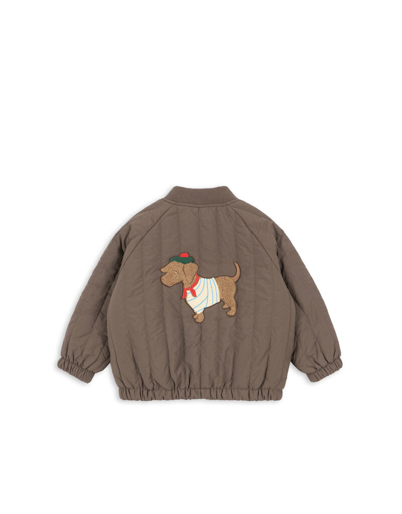 Konges Sløjd Juno Terry Bomber Jacket Walnut