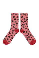 piupiuchick Socks Pink Animal Print