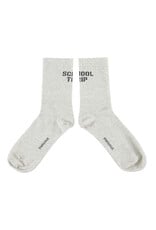 piupiuchick Socks Light Grey Scool Trip