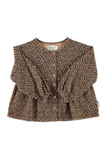 piupiuchick Blouse Brown Animal Print