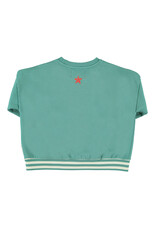 piupiuchick Sweatshirt Green "here we go" Print