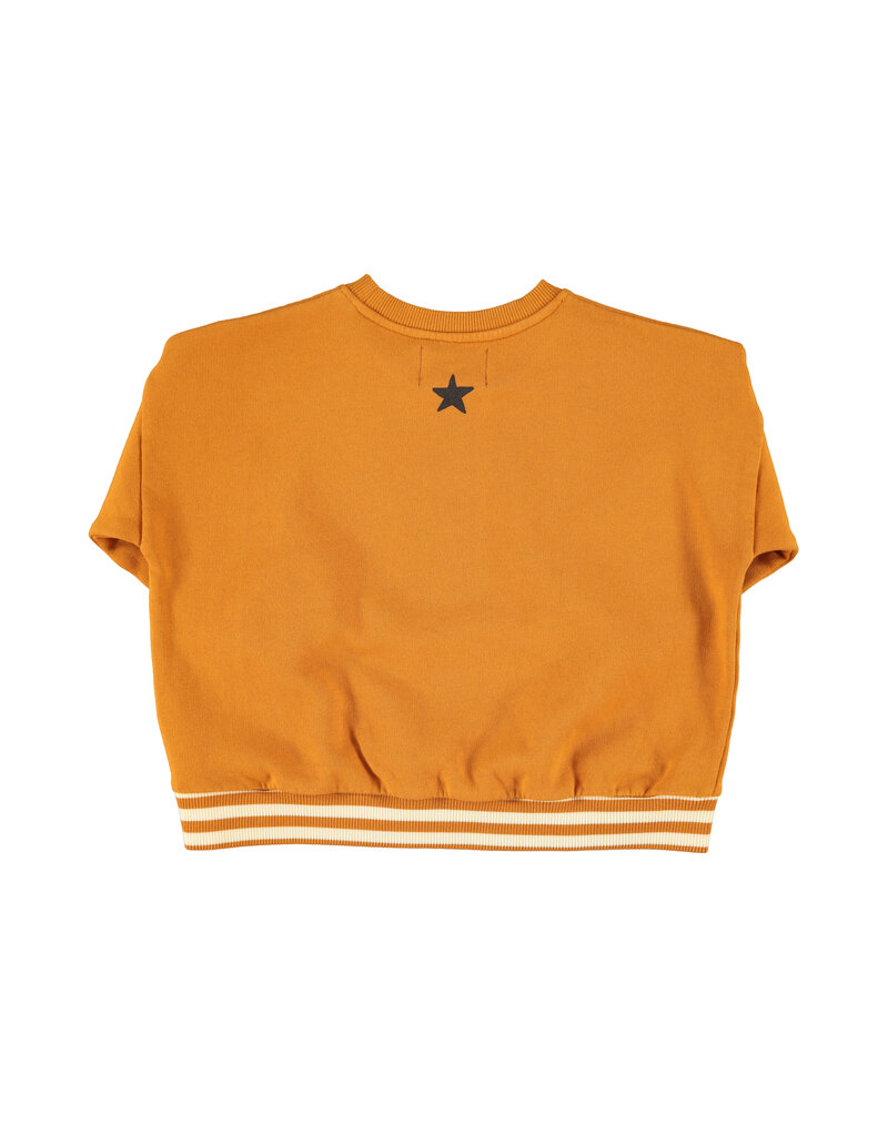 piupiuchick Sweatshirt Camel "school trip" Print