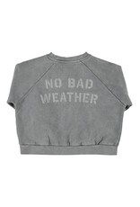 piupiuchick Sweatshirt Grey Sun & Cloud Print