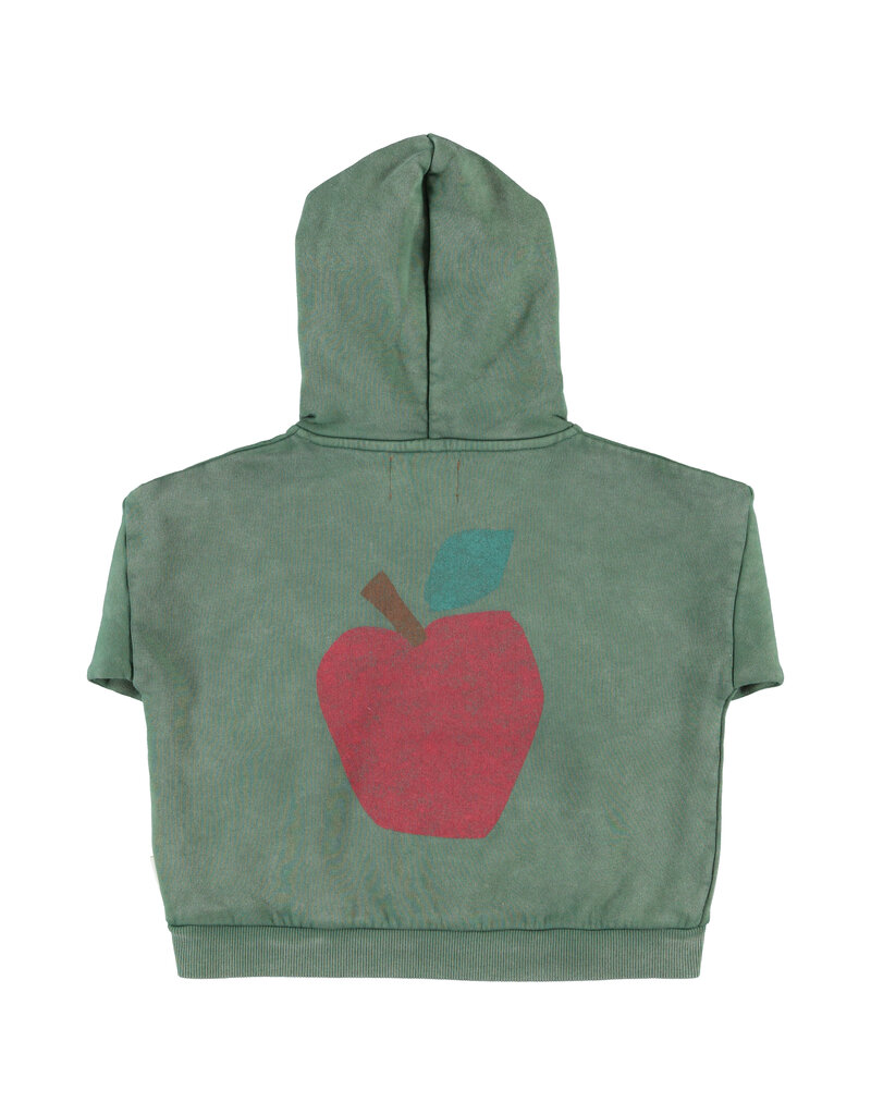 piupiuchick Hoodie Green Apple Print