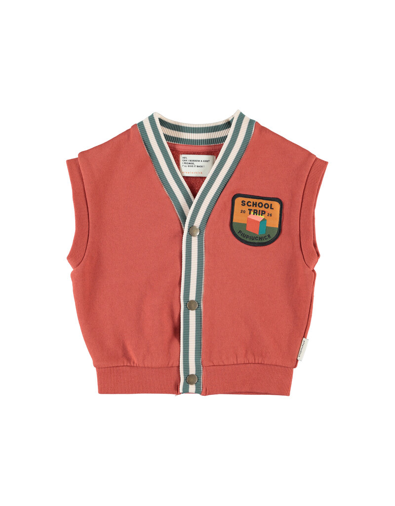 piupiuchick Waistcoat Brick