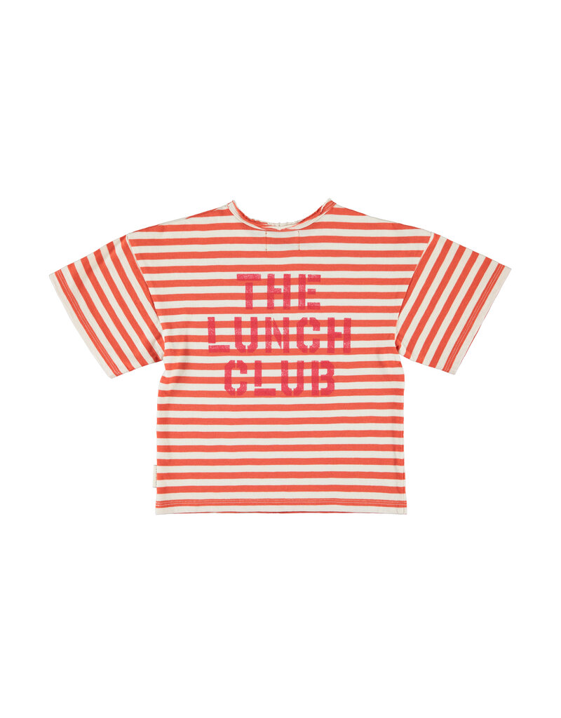 piupiuchick Oversize T-Shirt Red Apple Print