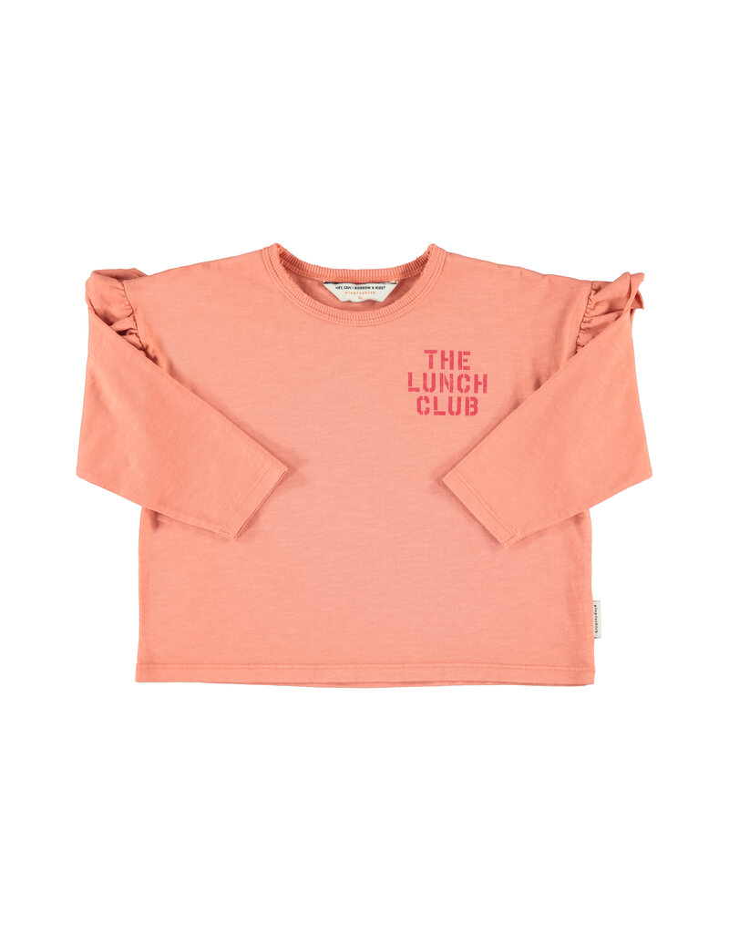 piupiuchick Longsleeve Pink with Apple Print