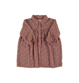 piupiuchick Short Dress Pink Animal Print