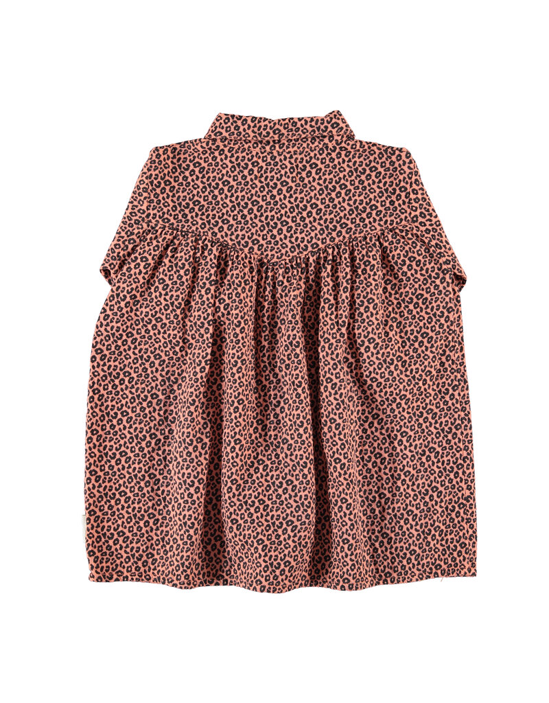 piupiuchick Short Dress Pink Animal Print