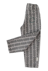 piupiuchick Mom Fit Trousers Grey Black Flowers
