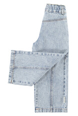 piupiuchick Flare Trousers Fadded Light Blue Denim