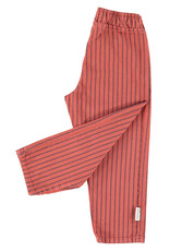 piupiuchick Trousers Bordeaux Black Stripes