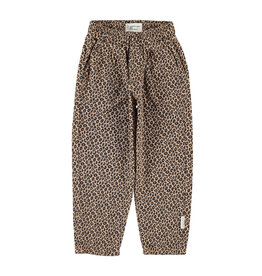 piupiuchick Unisex Trousers Brown Animal Print