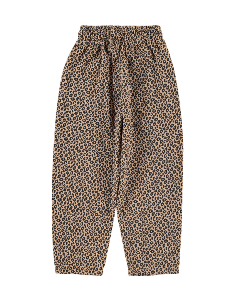 piupiuchick Unisex Trousers Brown Animal Print
