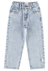 piupiuchick Unisex Trousers Fadded Light Blue Denim