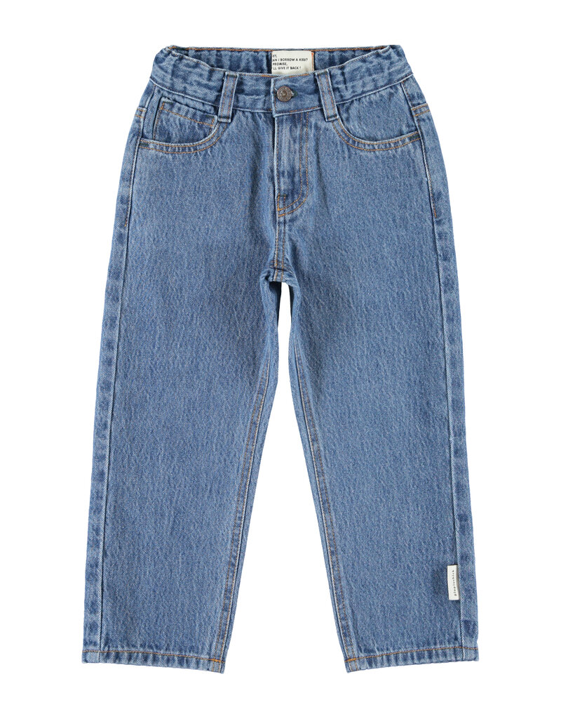 piupiuchick Unisex Trousers Washed Navy Denim