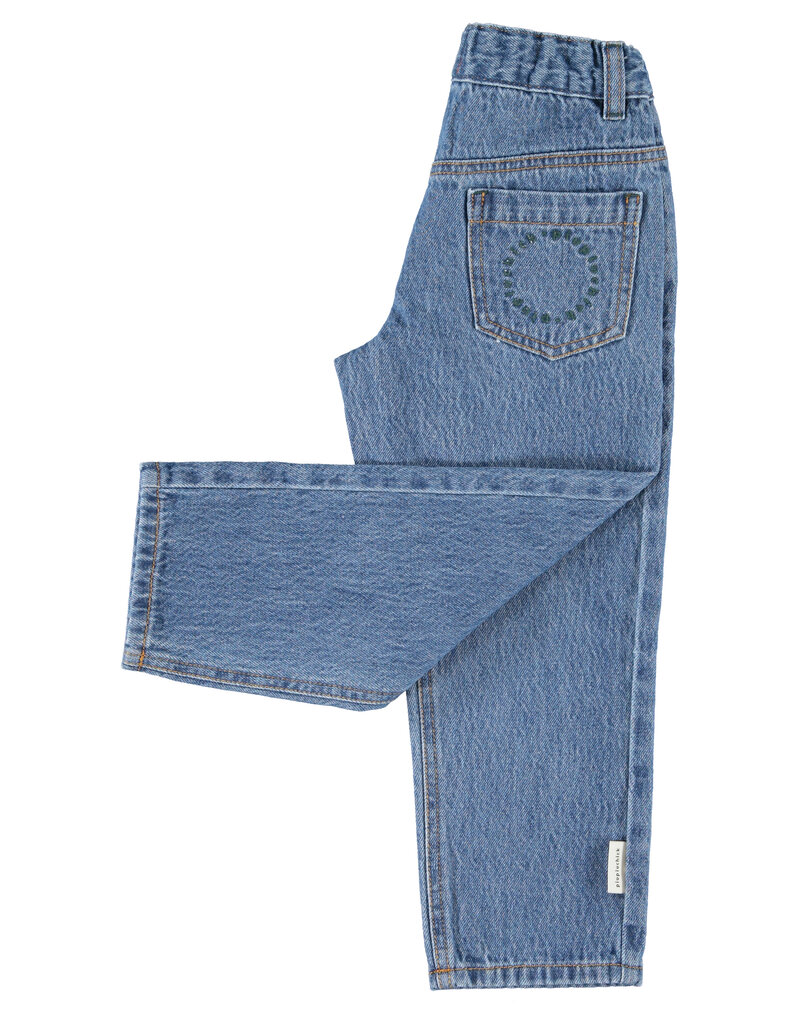 piupiuchick Unisex Trousers Washed Navy Denim