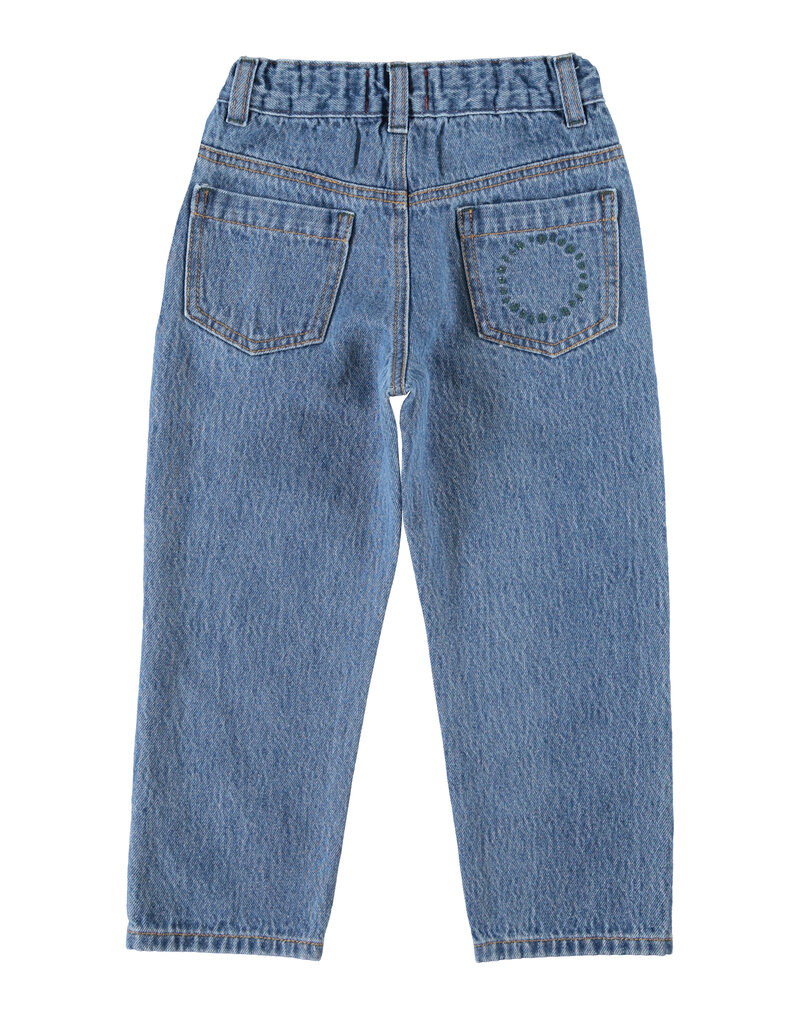 piupiuchick Unisex Trousers Washed Navy Denim