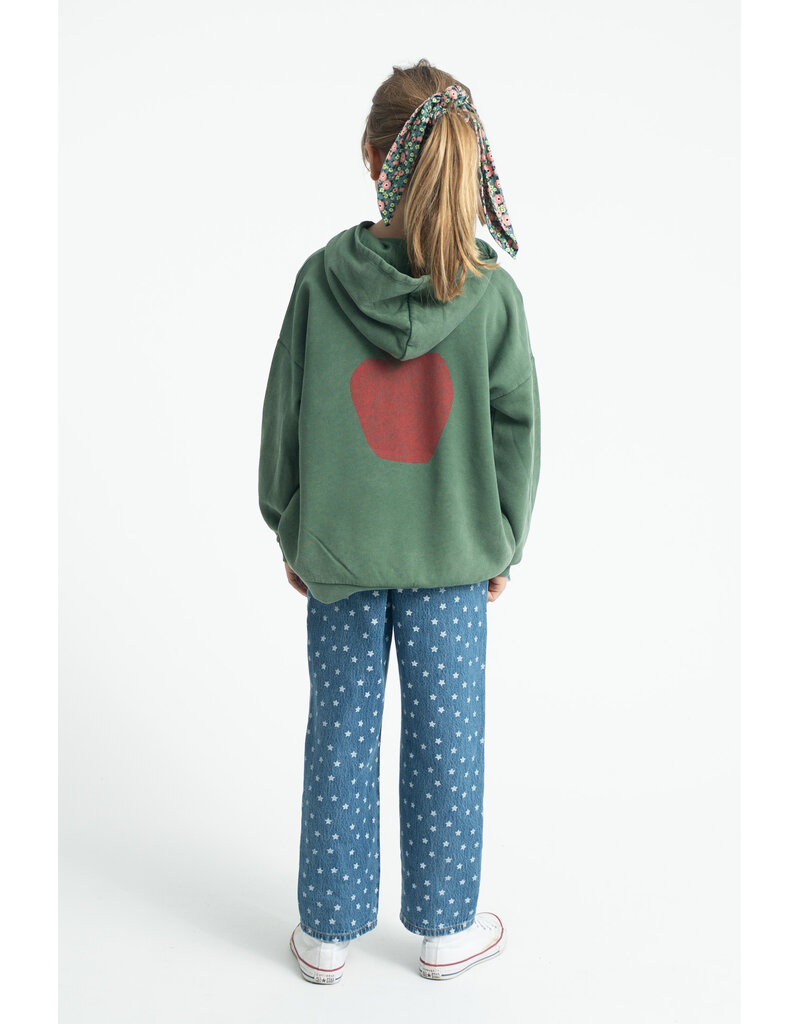 piupiuchick Hoodie Green Apple Print