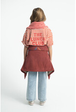 piupiuchick Oversize T-Shirt Red Apple Print