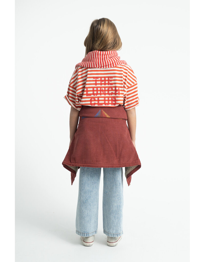 piupiuchick Oversize T-Shirt Red Apple Print