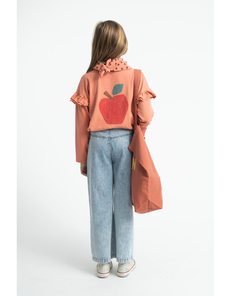 piupiuchick Longsleeve Pink with Apple Print