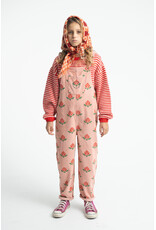 piupiuchick Dungarees Pink Big Flowers