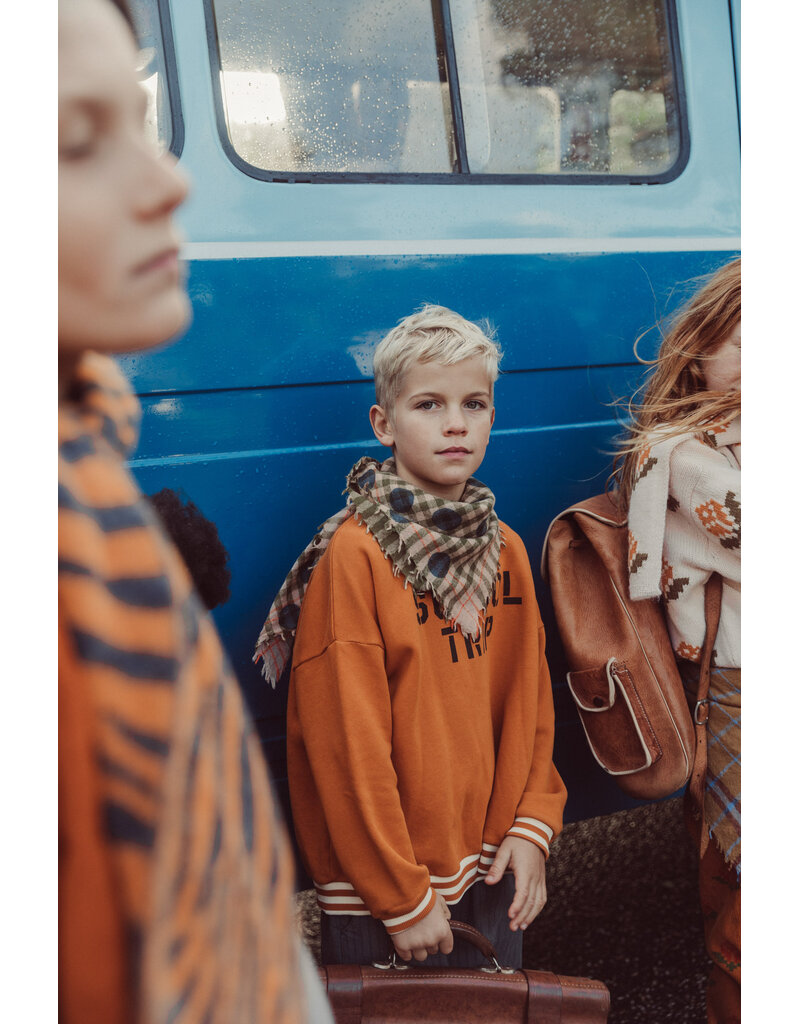 piupiuchick Sweatshirt Camel "school trip" Print
