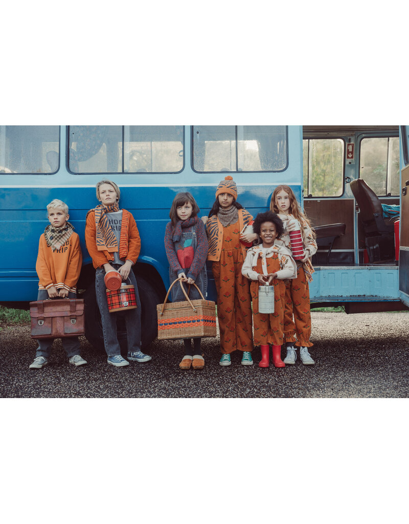piupiuchick Sweatshirt Camel "school trip" Print