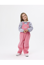 Goldie + Ace Sammy Pink Corduroy Overalls