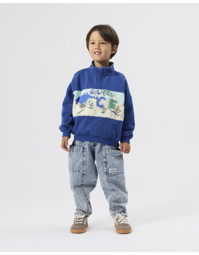Goldie + Ace Quarter Zip Alpine Sweatshirt