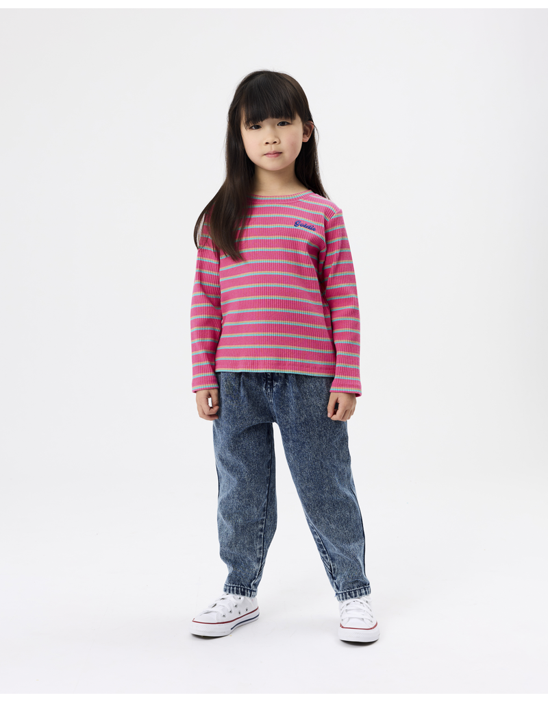 Goldie + Ace Mum Jeans Blue