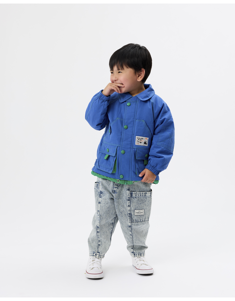 Goldie + Ace Vintage Wash Denim Pocket Pants
