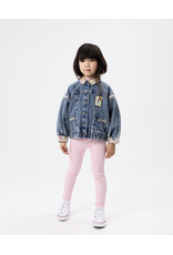 Goldie + Ace Mini Peony Print Batwing Denim Jacket