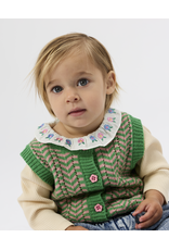 Goldie + Ace Sweet Heart Button Up Knit