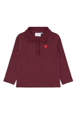 The New Vernina Rib Polo Burgundy
