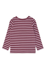 The New Fro Rib Tee Elderberry Striped