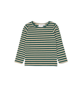 The New Fro Rib Tee June Bug Striped