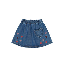 The New Valora Denim Skirt Light Blue Denim