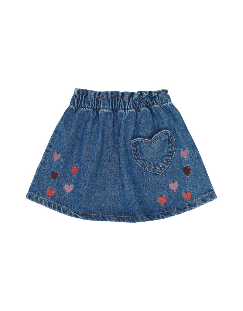The New Valora Denim Skirt Light Blue Denim