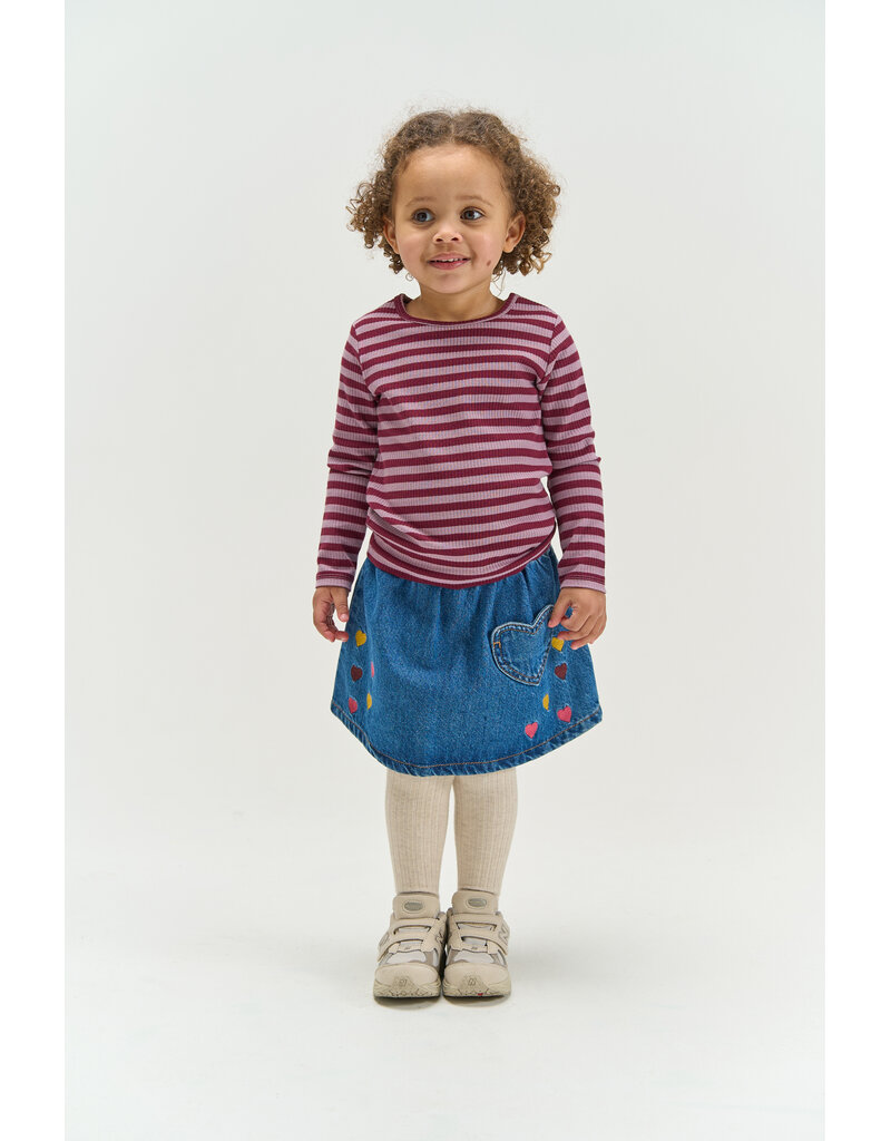 The New Valora Denim Skirt Light Blue Denim
