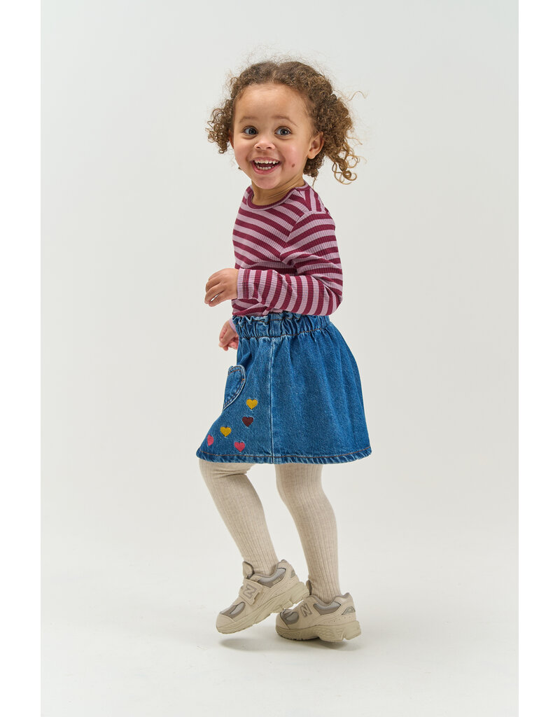 The New Valora Denim Skirt Light Blue Denim