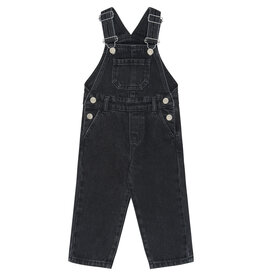 The New Valu Denim Dungarees Dark Grey Denim