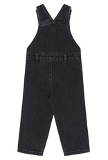 The New Vaul Denim Dungarees Black Denim Wash