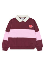 The New Vaniza Polo Sweatshirt Burgundy