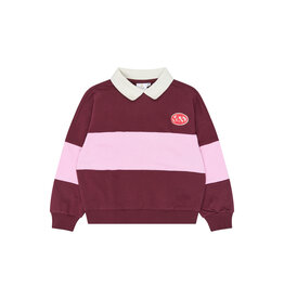 The New Vaniza Polo Sweatshirt Burgundy
