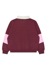 The New Vaniza Polo Sweatshirt Burgundy