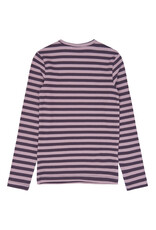 The New Moore Rib Tee Sweet Grape Striped