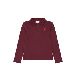 The New Varena Rib Polo Burgundy